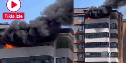 Gaziantep'te Apartmanda yangın! Facianın Eşiğinden Dönüldü...
