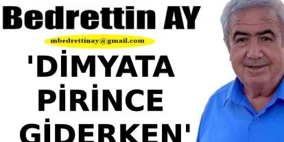Bedrettin Ay Yazıyor: 'Dimyata Pirince Giderken…'