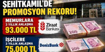 Şehitkamil Belediyesi'nden dev promosyon rekoru!