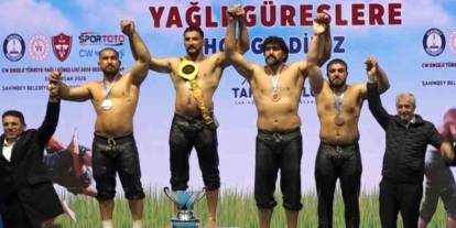 Gaziantep’te altın kemer Mustafa Taş’ın