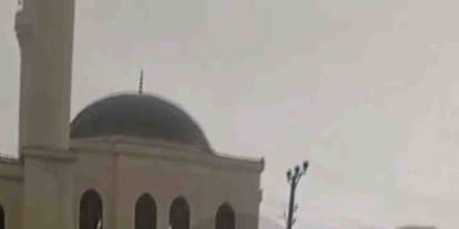 Gaziantep’te Camiye Yıldırım İsabet Etti!