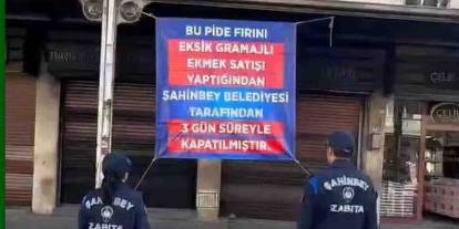 Gaziantep'te Fırıncının Eksik Gramaj Oyunu