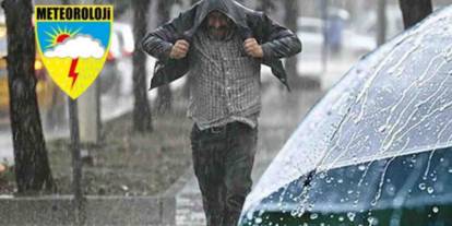 Gaziantep ve Yurtta hava durumu! Dikkat Sağanak Yağmur Geliyor...