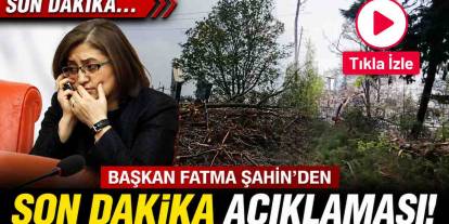 Başkan Fatma Şahin'den Son Dakika Açıklaması!