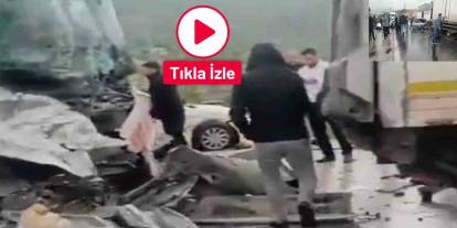 Gaziantep Narlı'da Zincirleme Kaza! Ölü ve Çok Sayıda Yaralı Var