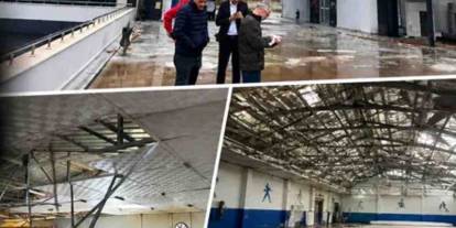 Gaziantep'te spor tesislerinde büyük hasar