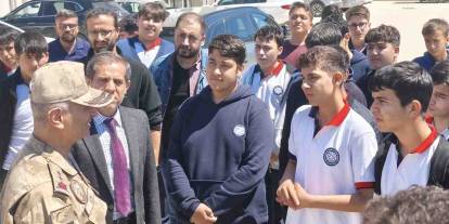 Gaziantep İl Jandarma Komutanından Okullarda Güvenlik Denetimi