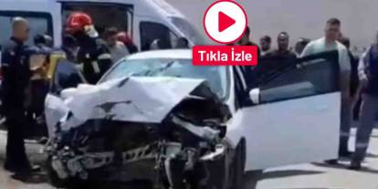 Gaziantep OSB’de Can Pazarı! TIR’a Arkadan Çarpan Otomobil Hurdaya Döndü