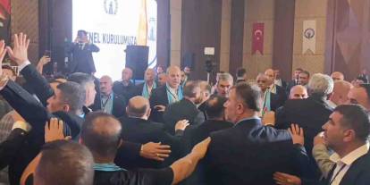 Gaziantep’te seçim salonu karıştı! GESOB seçiminde kavga