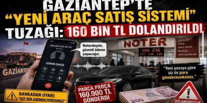 Gaziantep’te araç almak isterken hayatının şokunu yaşadı