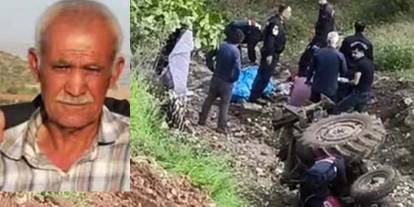 Gaziantep'te devrilen traktörün sürücüsü hayatını kaybetti