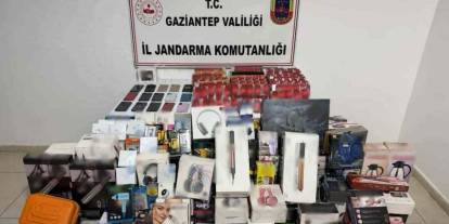 Gaziantep’te 1,2 milyon TL değerinde kaçak malzeme ele geçirildi: 1 gözaltı