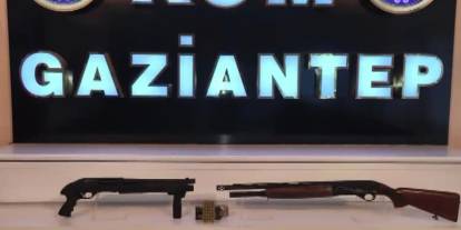 Gaziantep’te 6 adet ruhsatsız silah ele geçirildi: 1 gözaltı