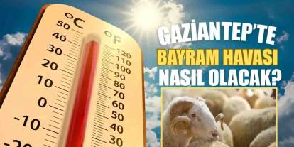Gaziantep’te Kurban Bayramı Havası Belli Oldu! Bir Gün Kavuracak, Bir Gün Yağmur Vuracak