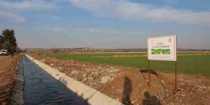 Gaziantep'te 100 bin hektar alan sulanacak