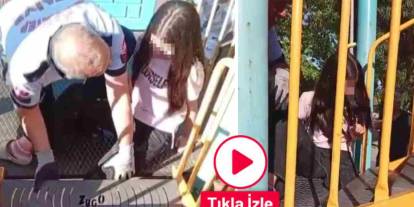 Gaziantep'te ayağı parktaki oyun grubuna sıkışan çocuğu itfaiye kurtardı