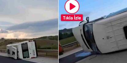 Gaziantep Otoyolunda Feci Kaza: İki Minibüs Birden Devrildi!