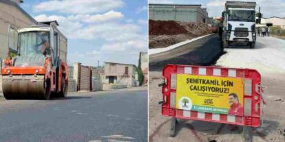 KÜSGET’te yılların yol sorunu çözülüyor