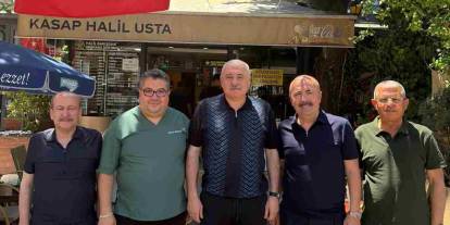 Gaziantep'te Protokol Buluşması! Kasap Halil Usta'ya Anlamlı Ziyaret
