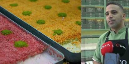 Gaziantep'te Soğuk baklavanın rakibi soğuk kadayıf yoğun ilgi görüyor