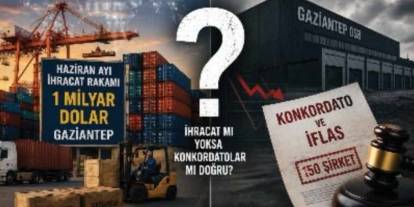 Gaziantep'te İhracat Büyüdükçe Konkordatolar Artıyor