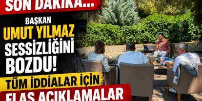 Başkan Umut Yılmaz Sessizliğini Bozdu: 'İlk 1 Yıl belediyeyi yönetemedim'