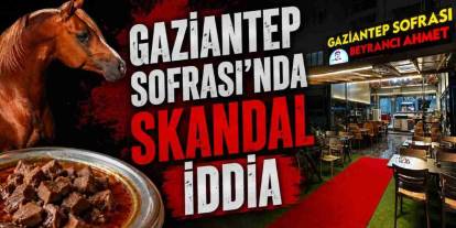 Gaziantep Sofrası Adıyla Tanınan Restoranda Skandal! Beyran ve Tantunide At-Eşek Eti Tespit Edildi