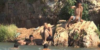 Gaziantep’te sıcaktan bunalanlar bakın nereye akın etti?