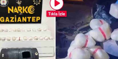 Gaziantep'te Dev Uyuşturucu Operasyonu!
