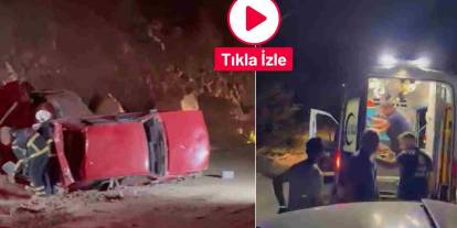 Gaziantep’te Feci Kaza! 200 Metrelik Uçuruma Yuvarlandı