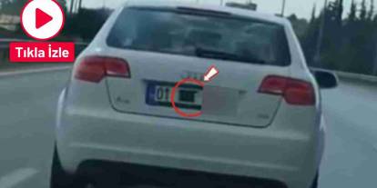 Gaziantep'te otoyolda plaka gizleyerek seyreden araca 140 bin TL ceza