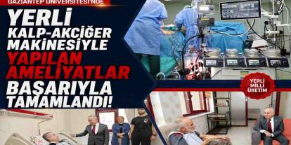 Yerli Kalp-akciğer Makinesiyle GAÜN’DE Yapılan Ameliyatlar Başarıyla Tamamlandı