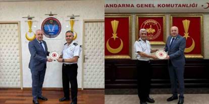 TBMM İdare Amiri Sermet Atay’dan Jandarma Genel Komutan Yardımcılarına hayırlı olsun ziyareti