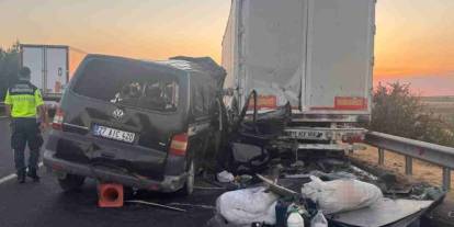 Gaziantep Otoyolu'nda Lastik Patlasması Dehşeti: 2 ölü, 2 ağır yaralı