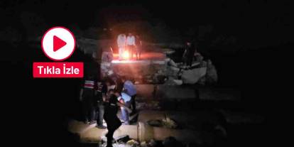 Gaziantep'te gece yarısı korku dolu anlar! 4 kişi yıkık köprüde mahsur kaldı