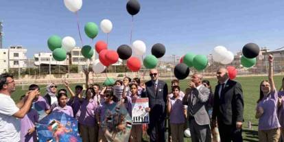 Araban’da uçurtmalar Gazze’deki çocuklar için gökyüzüne yükseldi