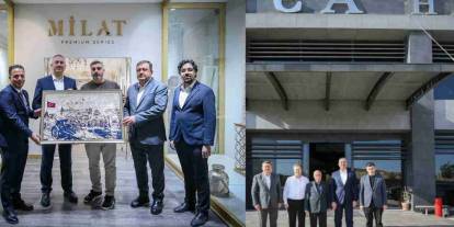 Gaziantep Halı Sektöründe Önemli Ziyaret: Gül ve Fedaioğlu Milat Halı ile Linea Halı'da