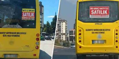 Gaziantep’te Toplu Taşımada Kriz! Camlara Asılan İlanlar Her Şeyi Özetliyor