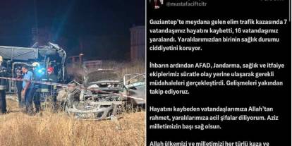 Gaziantep'te Yas! Bakan Çiftçi'den Kaza Açıklaması