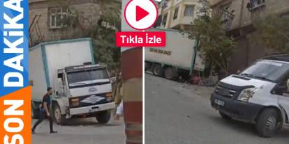 Gaziantep’te Kamyonun Freni Patladı! Facianın Eşiğinden Dönüldü