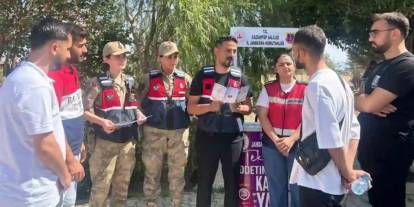 Gaziantep'te Jandarmadan 213 öğrenciye bilgilendirme faaliyeti