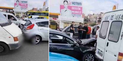 Son dakika: Gaziantep'te zincirleme trafik kazası! Nizip Caddesi'nde araç kuyruğu