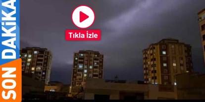 Gaziantep'te Süper Hücre Etkisi Başladı!