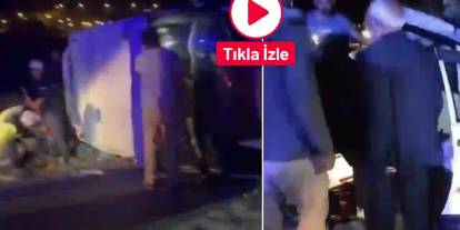 Gaziantep'te Otomobil ile Tarım İşçilerini Taşıyan Minibüs Çarpıştı: 1 Ölü, 7 Yaralı