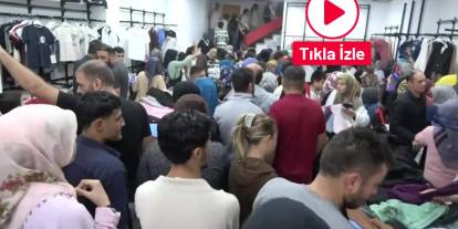 Gaziantep’in Komşusunda 100 TL İzdihamı: Kapılar Açılınca Mağazaya Akın Ettiler
