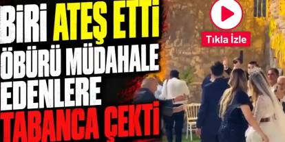 Şanlıurfa'daki Düğünde Faciadan Dönüldü! Dehşet Anları Kamerada