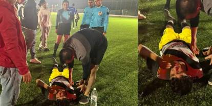 Gaziantep'te Futbol Maçında Korku Dolu Anlar! Doktor Hakem Zamana Karşı Yarıştı