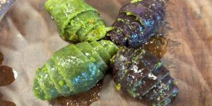Gaziantep baklavası ve Fransız kruvasanı