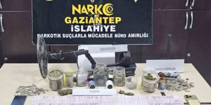 Gaziantep’te 495 adet tarihi eser sikke ele geçirildi: 1 gözaltı