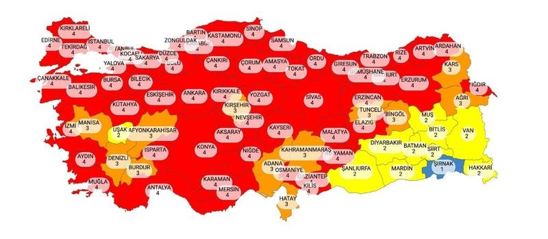 Son Dakika...Gaziantep'e Kırmızı Yasakları Geldi..Hafta Sonu Yasaklar Uygulanacak...Ramazan Ayı Yasak...
